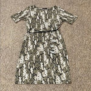 Jones New York snake skin print dress